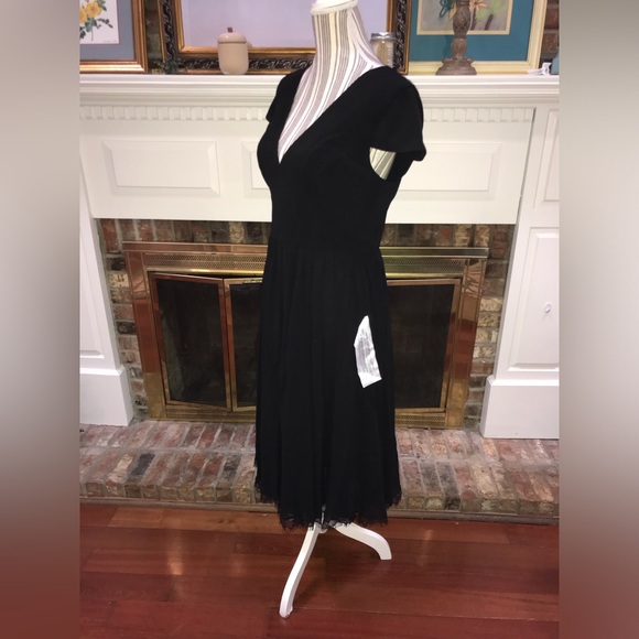 Cory chiffon Fit and flare cocktail dress Size large - Picture 10 of 13